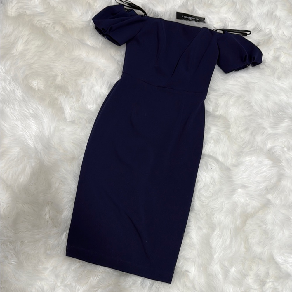 Elegant Navy Blue Dress